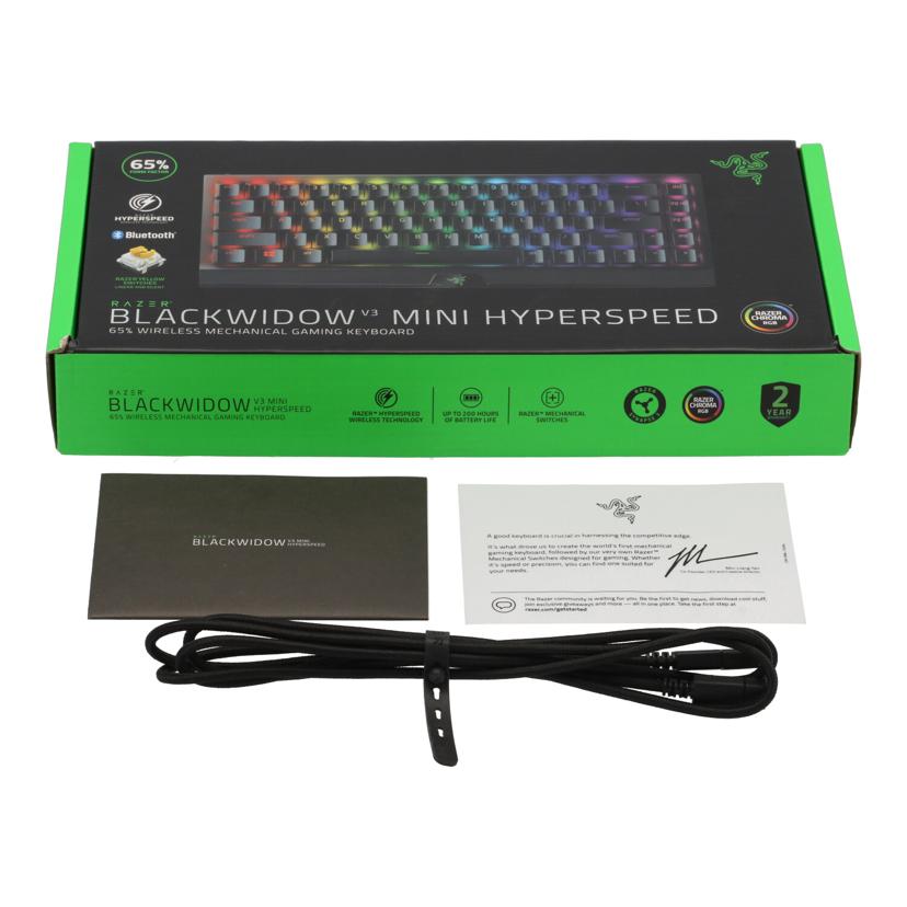 ＲＡＺＥＲ レイザー/ゲーミングキーボード/BLACKWIDOW V3//IO2120F56004273/Bランク/75