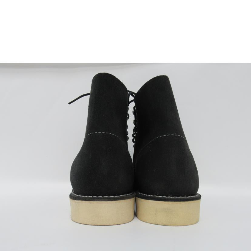 ＲＥＤＷＩＮＧ/ショートブーツ／スエード／ＢＫ/8174//SAランク/63