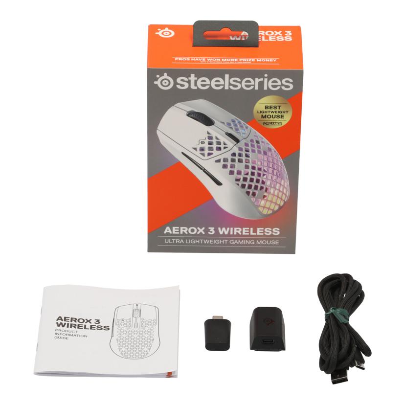 Ｓｔｅｅｌｓｅｒｉｅｓ スティールシリーズ/ゲーミングマウス/AEROX3 WIRELESS//Aランク/75