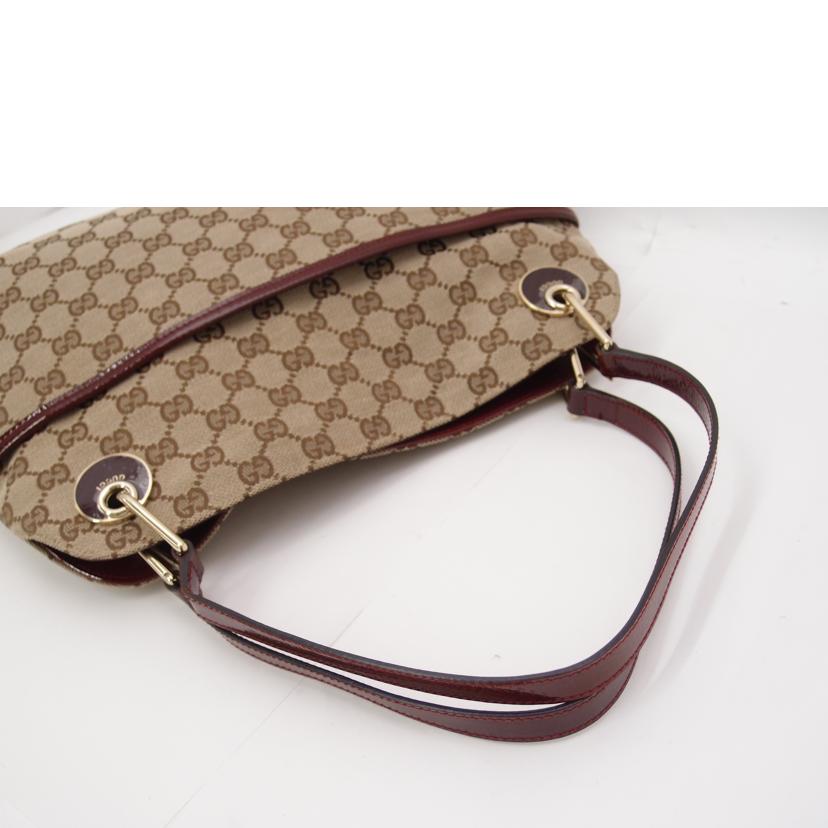 ＧＵＣＣＩ グッチ　ハンド　肩掛け　赤　レディース/ＧＧキャンバストート／レッド/121023//204991/Aランク/69