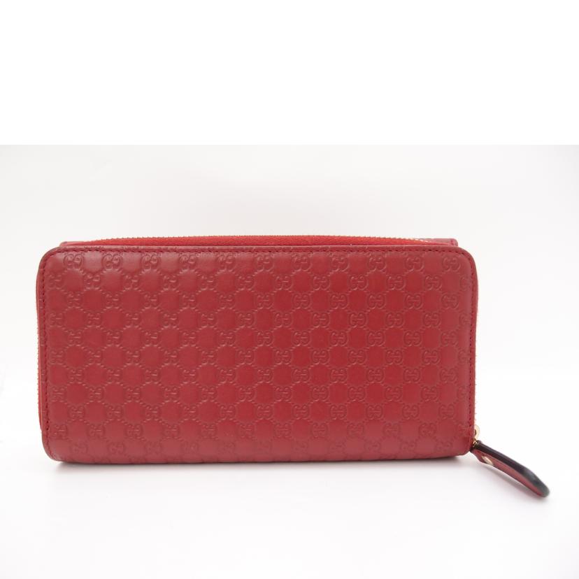 ＧＵＣＣＩ グッチ/グッチシマラウンドジップ長財布／レッド/449864//584046/ABランク/69