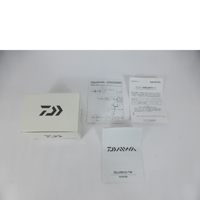 ＤＡＩＷＡ ダイワ/ベイトリール　ＺＩＬＬＩＯＮ　ＳＶ　ＴＷ　１０１６ＳＶ－ＸＸＨ/00613448//ABランク/43
