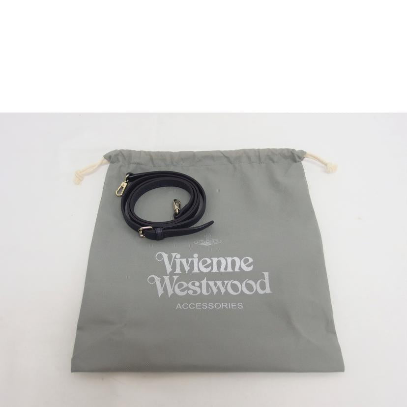 Ｖｉｖｉｅｎｎｅ　Ｗｅｓｔｗｏｏｄ ヴィヴィアンウエストウッド/レザークロコ型押し２ＷＡＹショルダーバッグ//ABランク/04