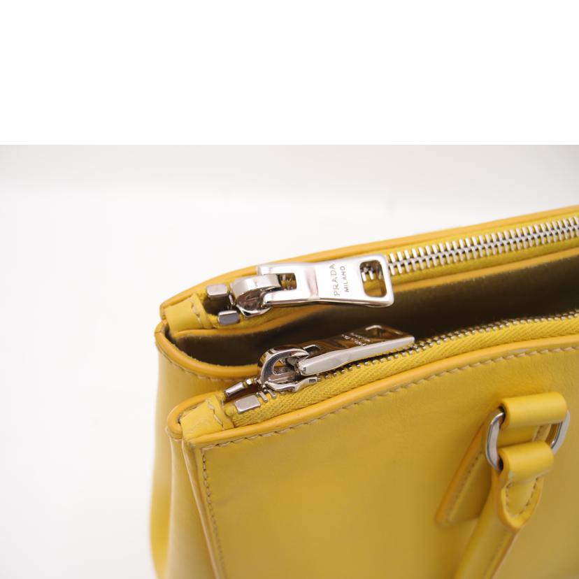 プラダ PRADA トートバッグ ストライプ シボレザー リザード