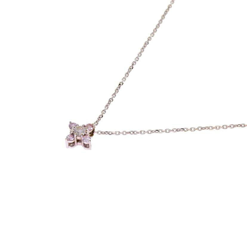 /Ｋ１８ＷＧダイヤネックレスＤ０．１８ｃｔ/9261180053557//Aランク/75