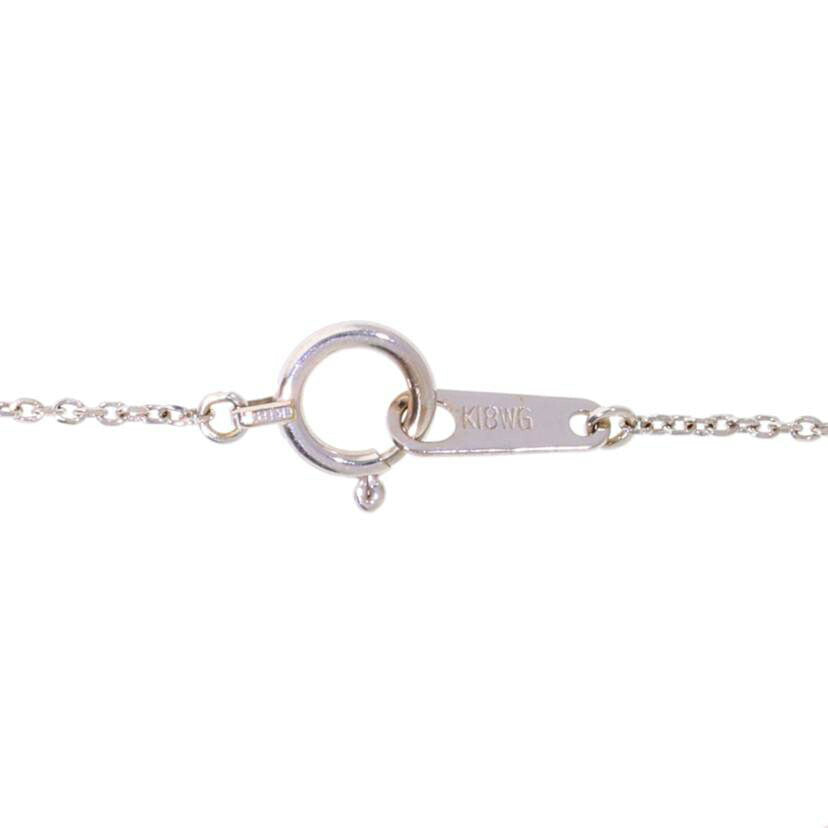 /Ｋ１８ＷＧダイヤネックレスＤ０．１８ｃｔ/9261180053557//Aランク/75