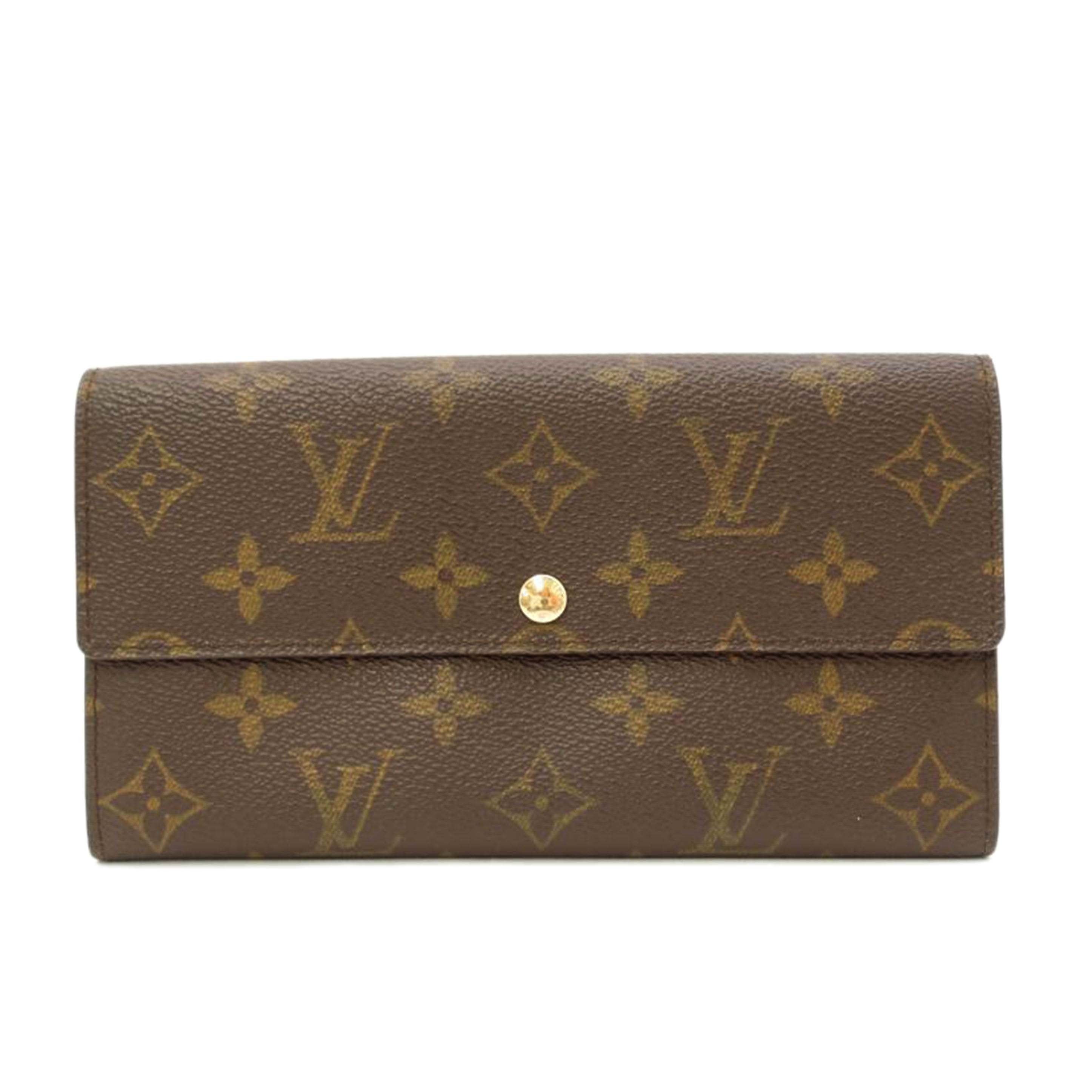 ＬＯＵＩＳ　ＶＵＩＴＴＯＮ ルイヴィトン　二つ折り長財布　/ポシェット・ポルトモネクレディ／モノグラム/M61725//TH1001/ABランク/69