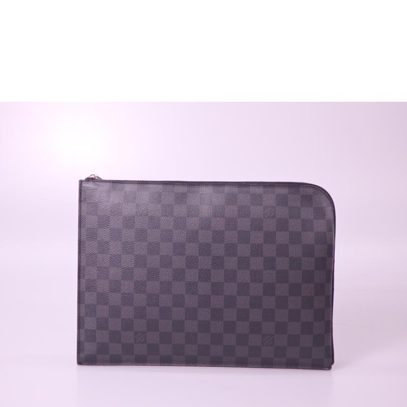 ＬＯＵＩＳ　ＶＵＩＴＴＯＮ ルイヴィトン ルイ・ヴィトン ビトン 書類ケース ポーチ ショルダーバッグ ハンドバッグ トートバッグ ブラウン メンズ レディース 定番 人気 ＬＶ 斜め掛け 肩がけ/ポシェット・ジュールＧＭ／ダミエ／グラフィット/N41501//TJ1***/ABランク/76