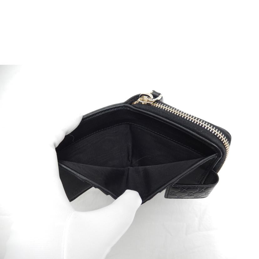 ＧＵＣＣＩ グッチ/マイクログッチシマ二つ折り財布/449395//525040/ABランク/85