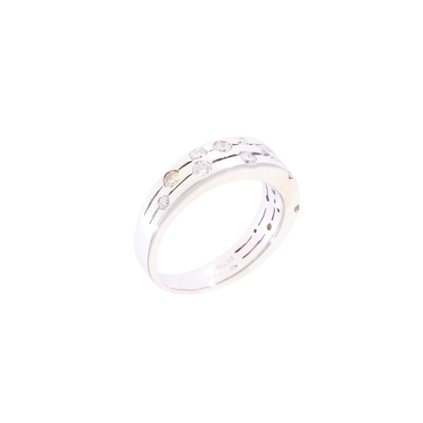 /　Ｋ１８ＷＧダイヤリング０．８５ｃｔ//Aランク/75