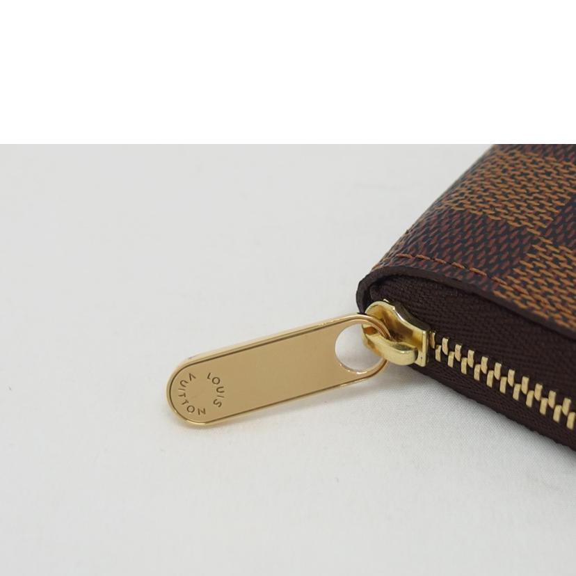 ＬＶ ルイ･ヴィトン コンパクトウォレット ラウンドファスナー ブラウン/ジッピー・コインパース／ダミエ／エベヌ/N63070//TS4***/Aランク/04