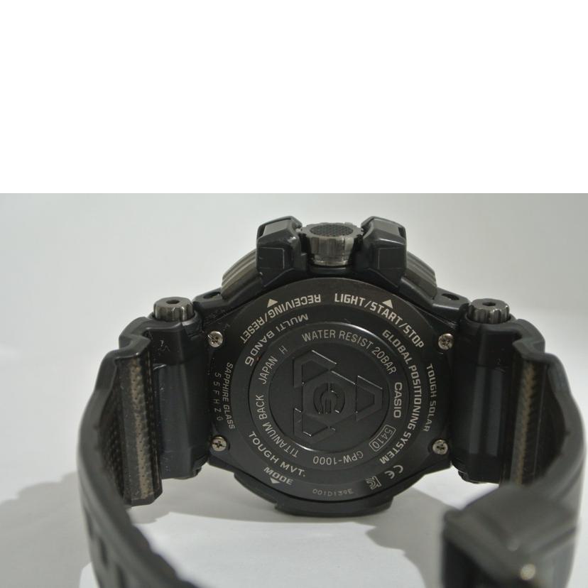 ＣＡＳＩＯ カシオ/Ｇ－ＳＨＯＣＫタフソーターＧＰＳ　丸形　黒/GPW-1000//55FHZG/Bランク/87