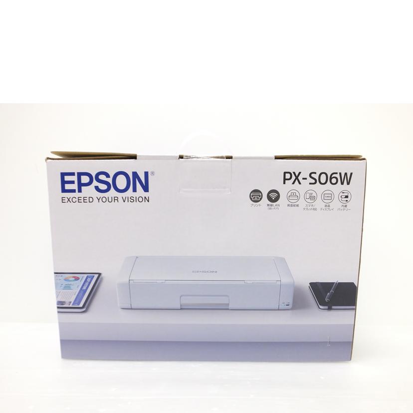 ＥＰＳＯＮ エプソン/Ａ４インクジェットモバイルプリンター/PX-S06W//-/SAランク/88