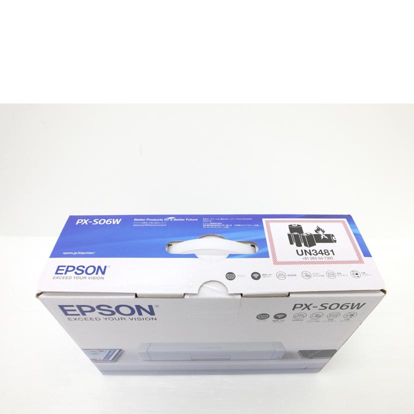 ＥＰＳＯＮ エプソン/Ａ４インクジェットモバイルプリンター/PX-S06W//-/SAランク/88