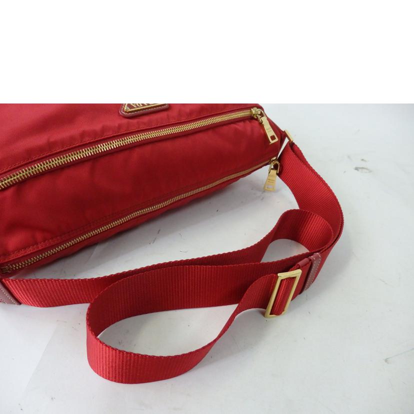 ＰＲＡＤＡ プラダ/ナイロンショルダーバッグ／ＶＥＬＡ／ＲＯＳＳＯ/BT0742//199/ABランク/84