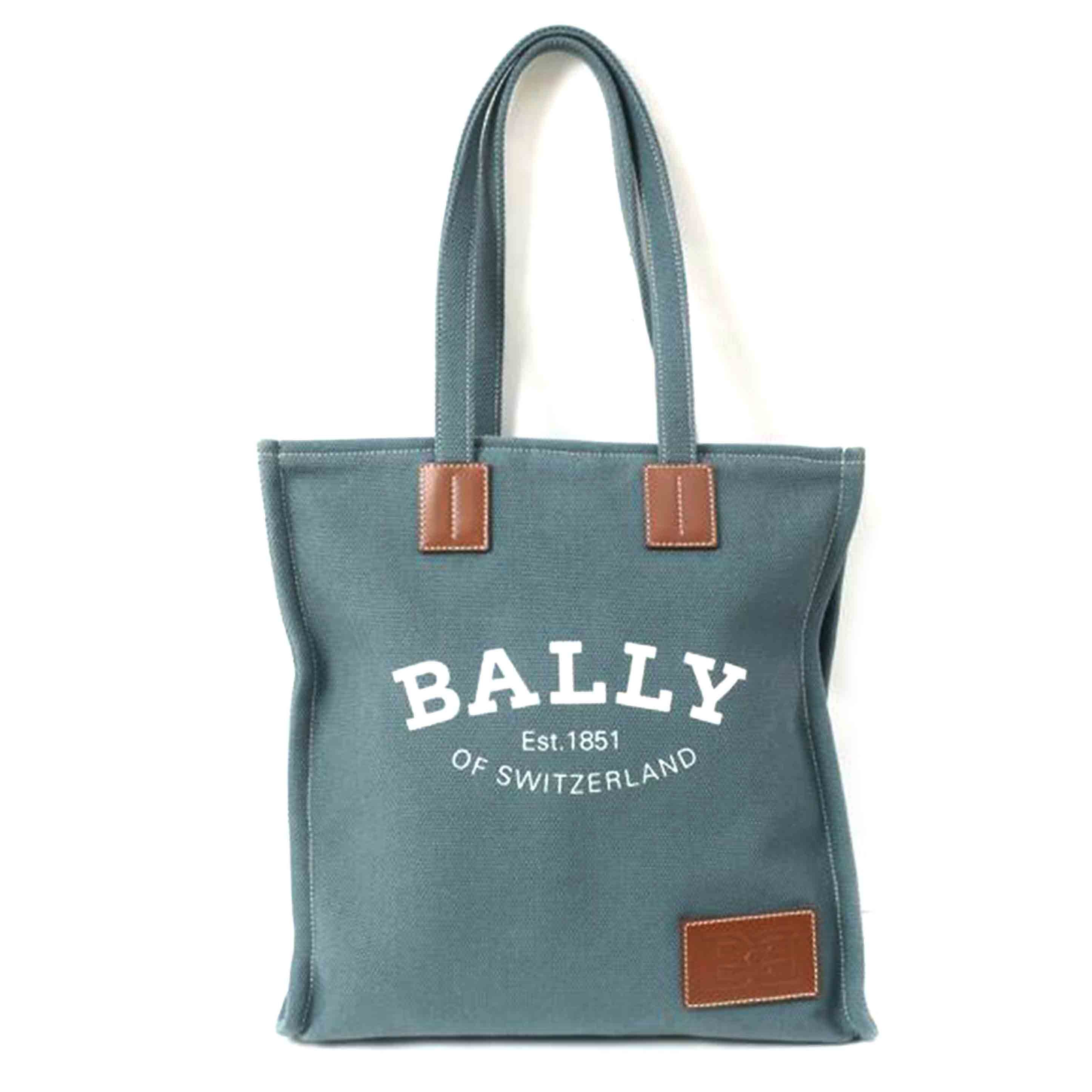 ＢＡＬＬＹ バリー/キャンバストートバッグ　くすみブルー　水色//ABランク/65