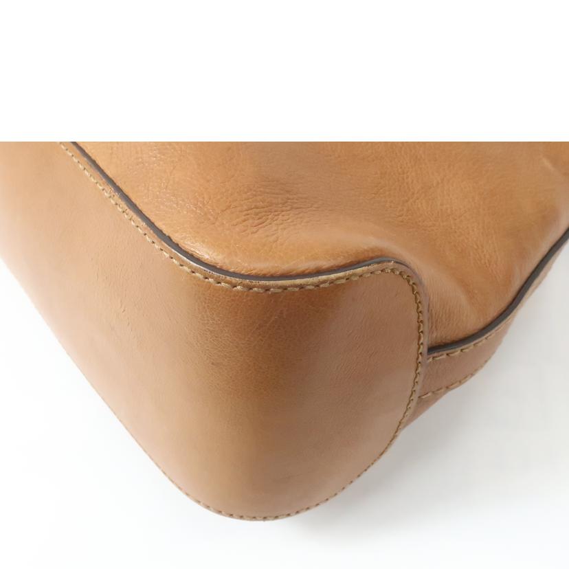 ＧＵＣＣＩ グッチ/ワンショルダーレザーバッグ　タッセル付き　キャンバス　ブラウン系/257026//203***/Bランク/65