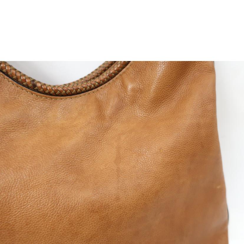 ＧＵＣＣＩ グッチ/ワンショルダーレザーバッグ　タッセル付き　キャンバス　ブラウン系/257026//203***/Bランク/65