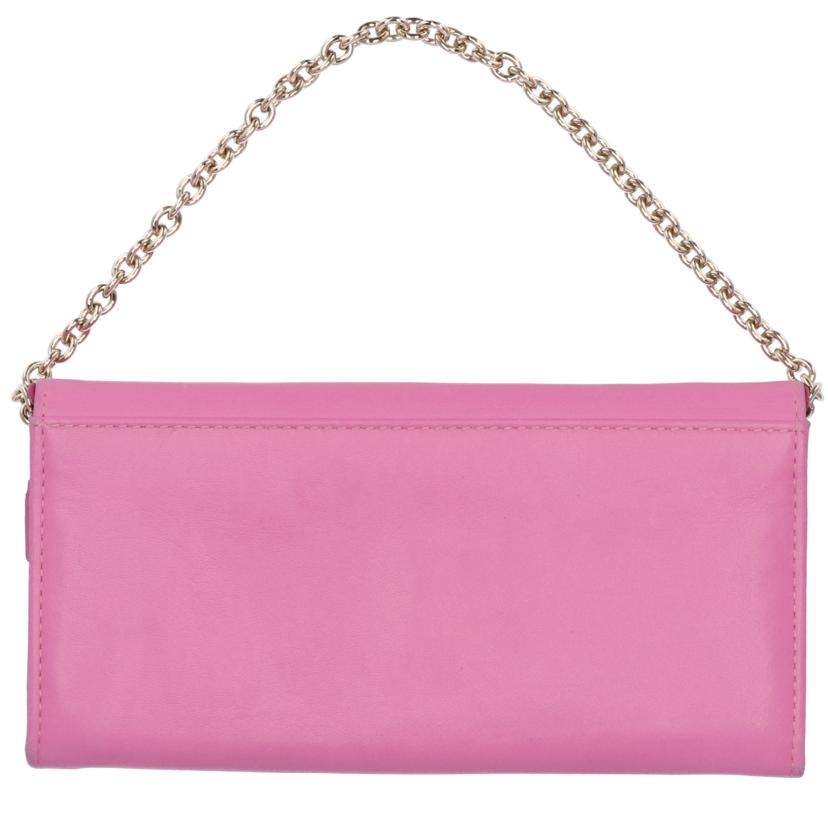 Ｄｉｏｒ　 ｸﾘｽﾁｬﾝﾃﾞｨｵｰﾙ/レザーチェーンウォレット//02-LU-0097/ABランク/75