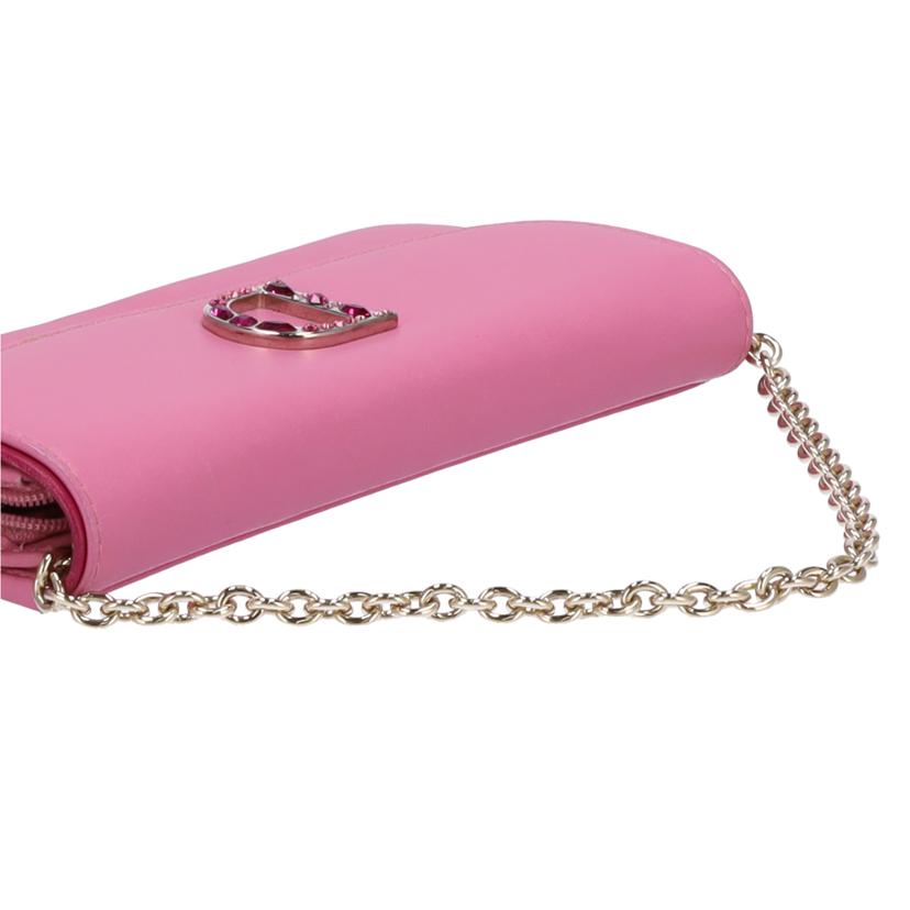 Ｄｉｏｒ　 ｸﾘｽﾁｬﾝﾃﾞｨｵｰﾙ/レザーチェーンウォレット//02-LU-0097/ABランク/75