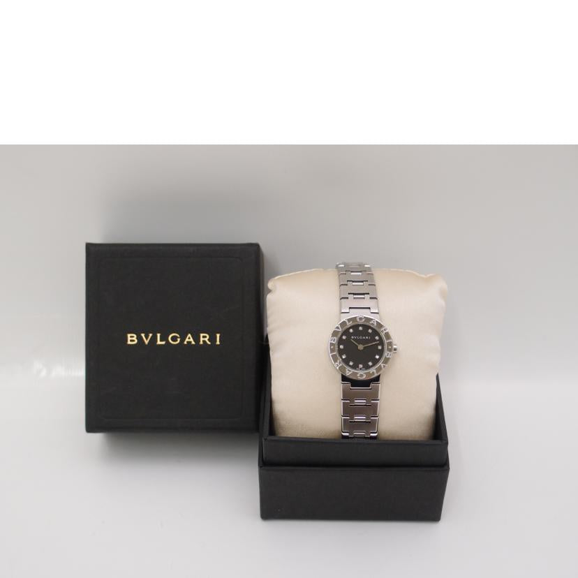 ＢＶＬＧＡＲＩ ブルガリ　腕時計　ステンレス　ダイヤモンド　レディース/ブルガリブルガリ・レディース／クオーツ／１２Ｐダイヤ/BB23SS//D365955/ABランク/69