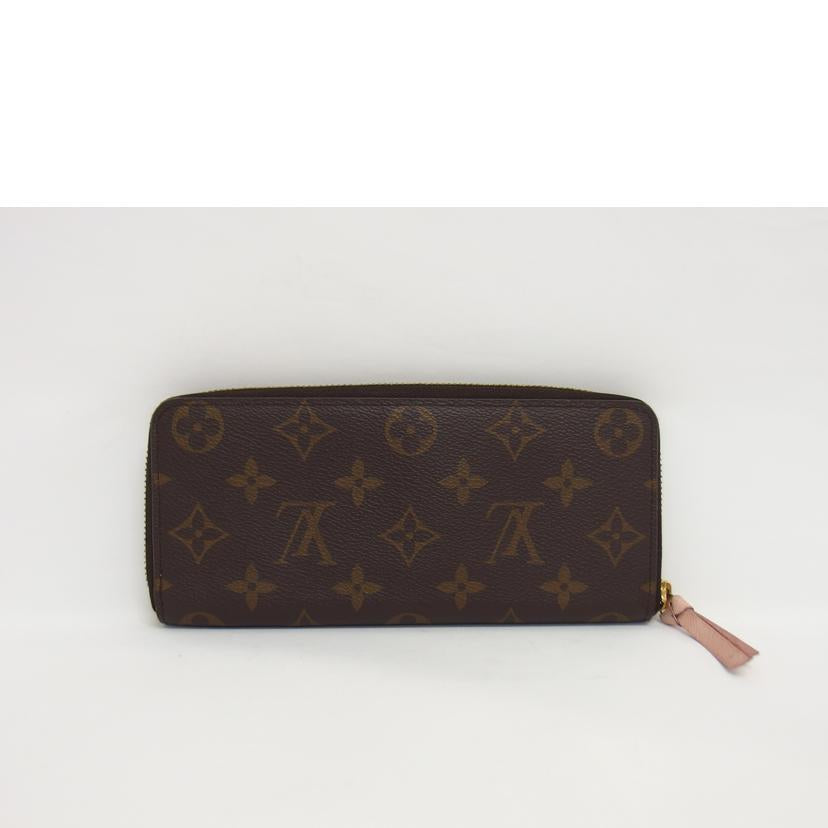 ＬＶ ルイ･ヴィトン ラウンドファスナー長財布 ブラウン ピンク/ポルトフォイユ・クレマンス／ダミエ／ローズバレリーヌ/N41626//ICﾁ***/ABランク/04