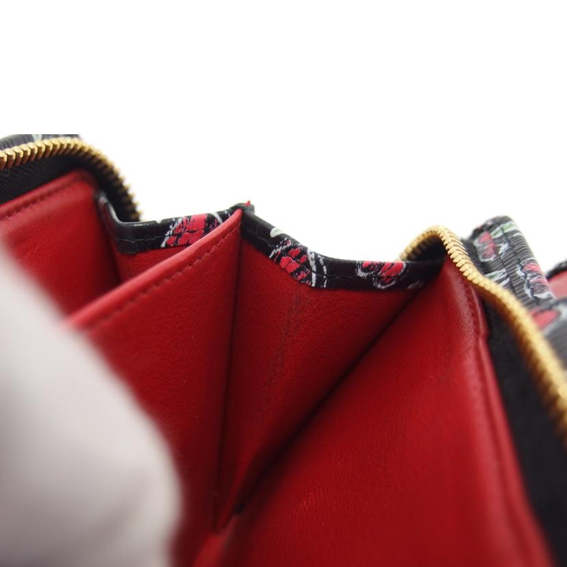 ＰＲＡＤＡ プラダ/Ｌ字ジップ二つ折りコンパクト財布／チューリップ/ML018//107/ABランク/04