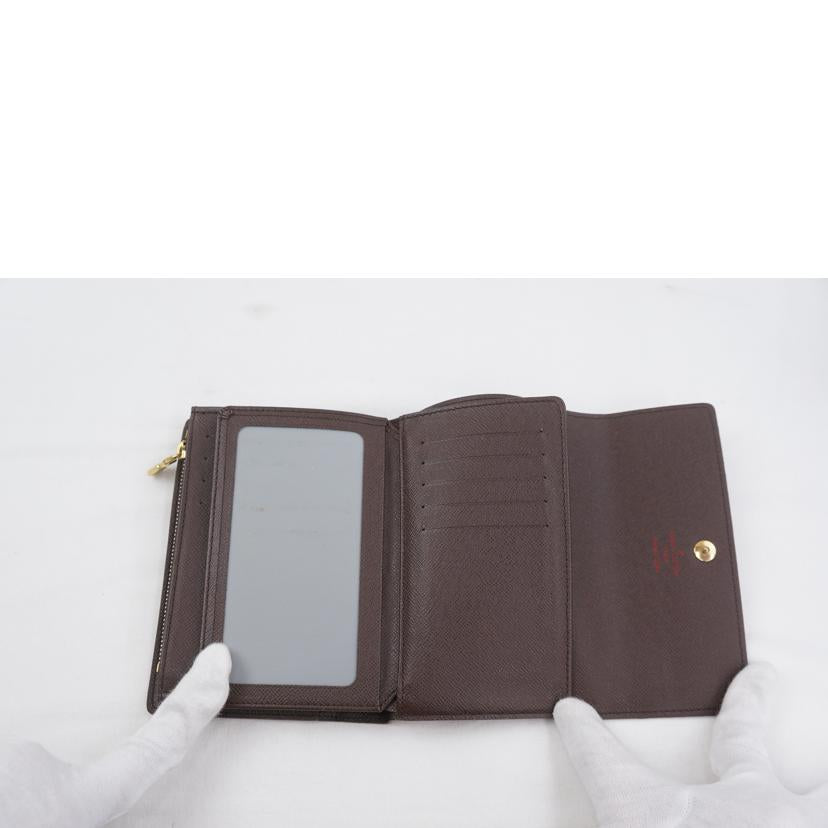 ＬＶ ルイヴィトン/ポルトフォイユ・アレクサンドラ／ダミエ／エベヌ/N63067//CA3170/Aランク/67