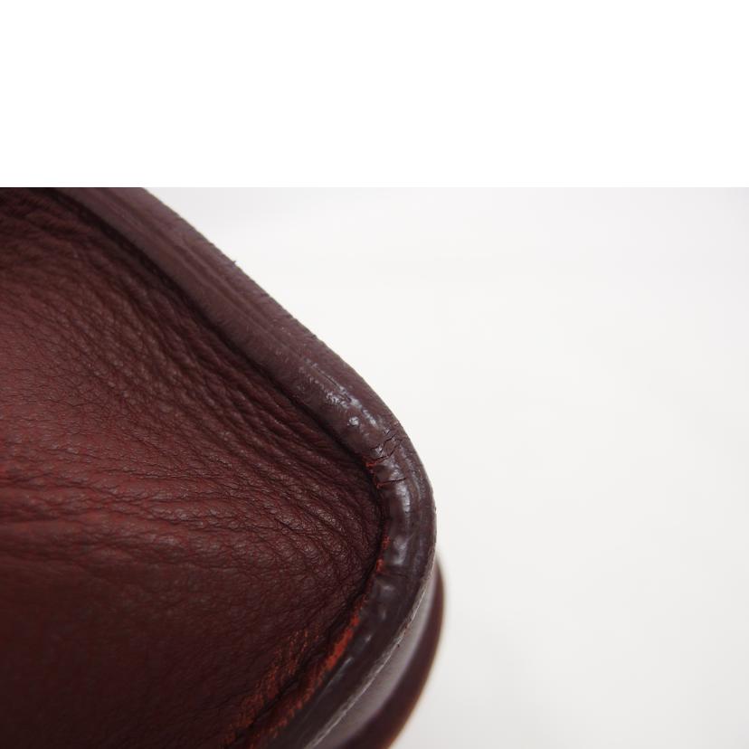 ＣＥＬＩＮＥ セリーヌ レザー ハンドバッグ/ラゲージミニショッパー／トートバッグ／ボルドー/165213HSC//Bランク/04