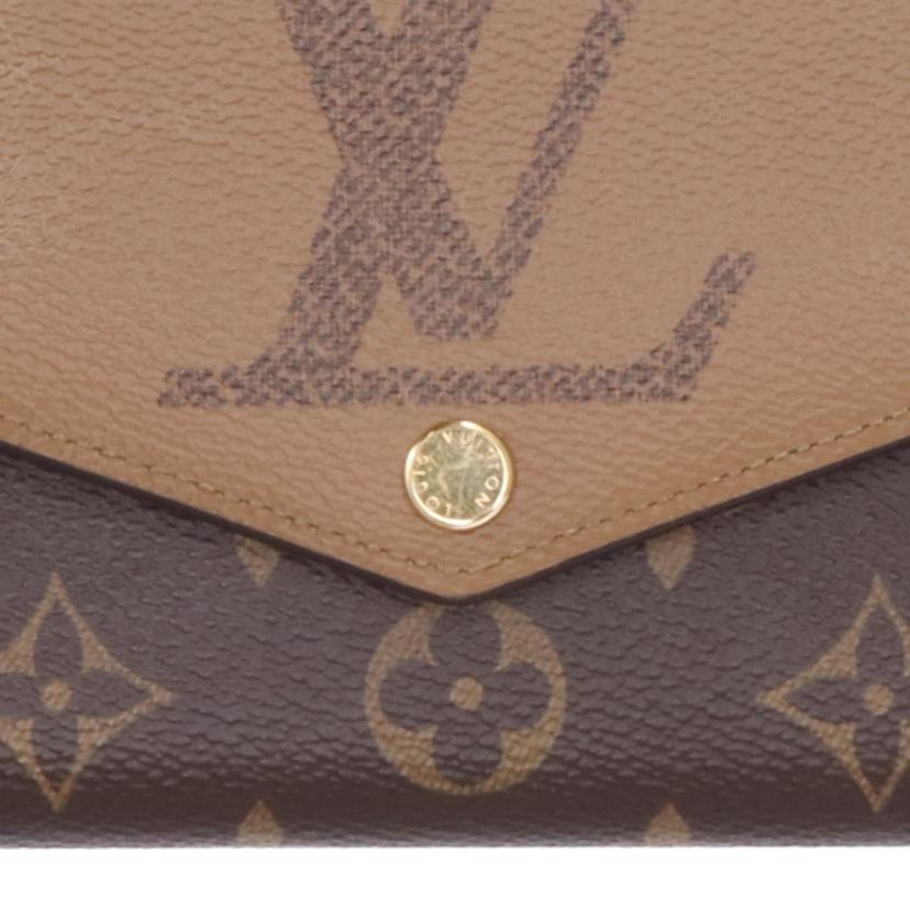 ＬＯＵＩＳ　ＶＵＩＴＴＯＮ ルイ・ヴィトン/ポルトフォイユ・サラ／モノグラム・ジャイアントリバース/M80726//RFI*/ABランク/75