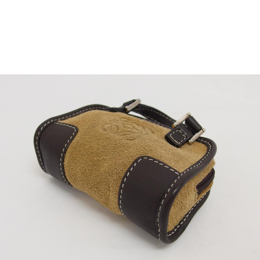 ＬＯＥＷＥ ロエベ 2WAY ハンドバッグ キーリング付き スエード ブラウン ベージュ/アマソナ／マイクロミニ／ショルダーバッグ/290612//ABランク/04