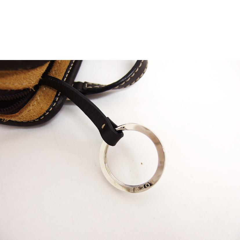 ＬＯＥＷＥ ロエベ 2WAY ハンドバッグ キーリング付き スエード ブラウン ベージュ/アマソナ／マイクロミニ／ショルダーバッグ/290612//ABランク/04