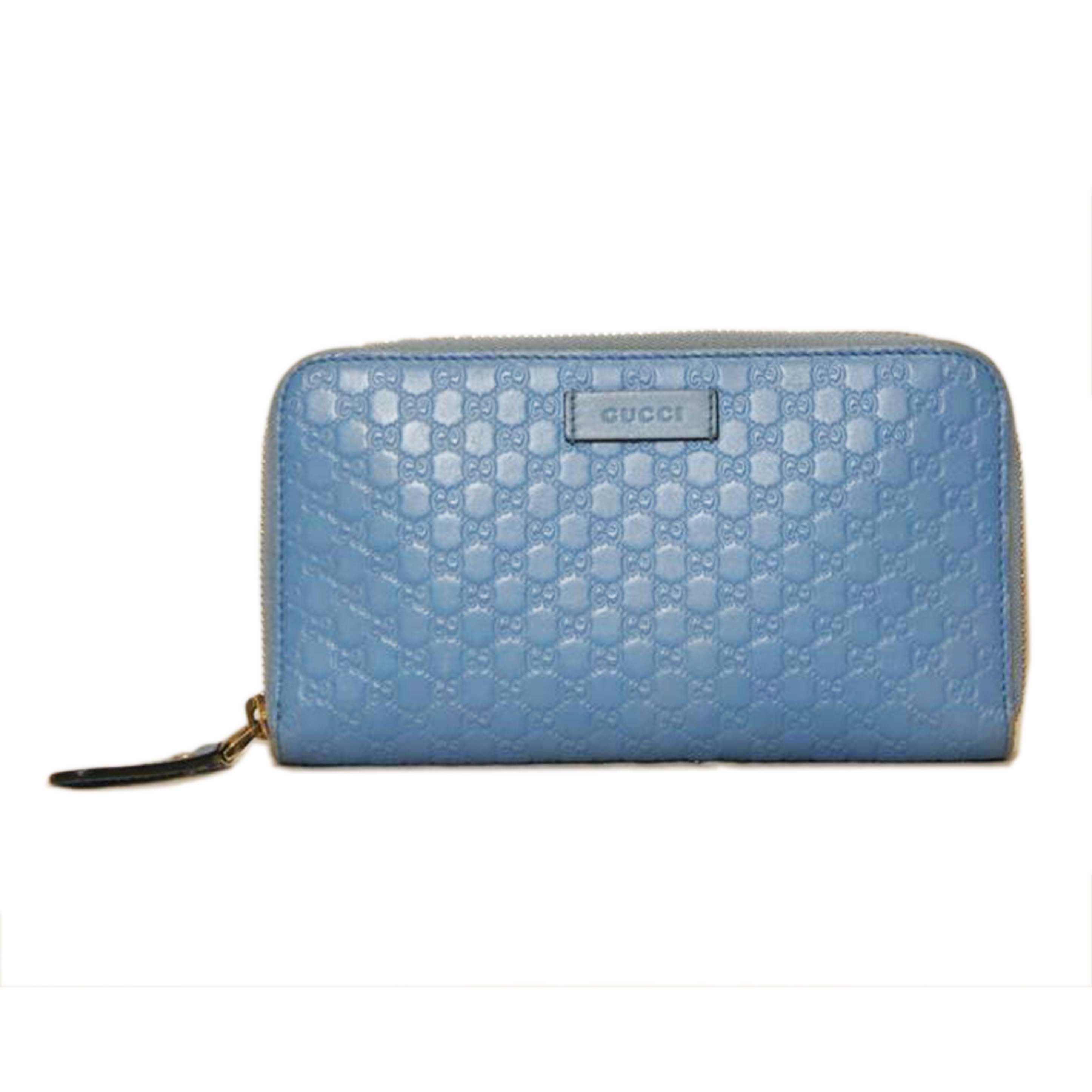 ＧＵＣＣＩ グッチ/マイクログッチシマラウンドファスナー長財布/449391//493075/Bランク/94