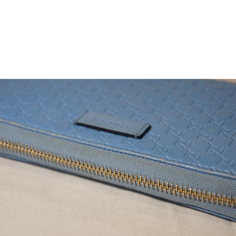 ＧＵＣＣＩ グッチ/マイクログッチシマラウンドファスナー長財布/449391//493075/Bランク/94