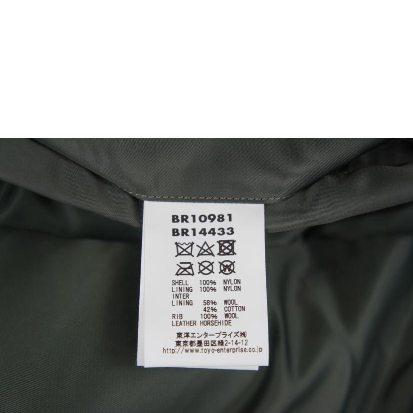 ＢＵＺＺ　ＲＩＣＫＳＯＮ＇Ｓ バズリクソンズ/フライトジャケット　Ｔｙｐｅ　ＭＡ－１　 Ｌｉｏｎ　Ｕｎｉｆｏｒｍ　Ｉｎｃ．＂/BR10981//ABランク/05