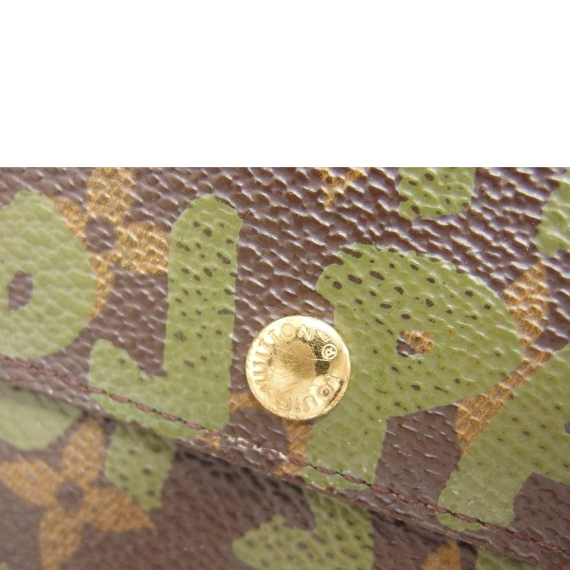 ＬＶ ルイ･ヴィトン LOUIS VUITTON 長財布 ブラウン カーキ/ポルトモネ・クレディ／モノグラム／グラフィティ/M92188//TH0***/ABランク/04