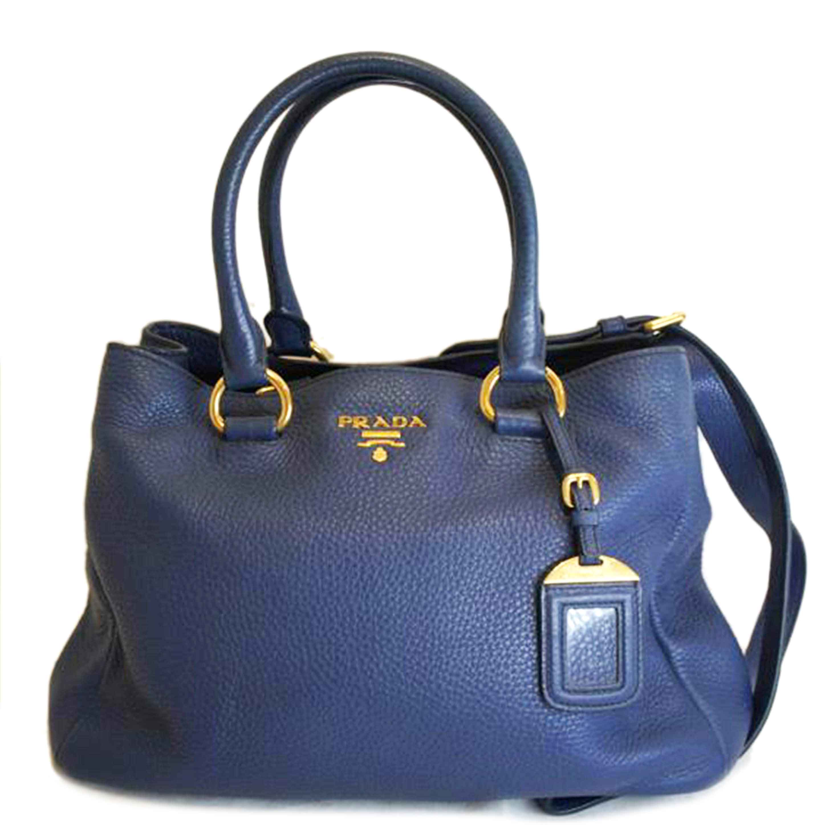 ＰＲＡＤＡ プラダ/ネイビーレザー　２ＷＡＹ//204/ABランク/92