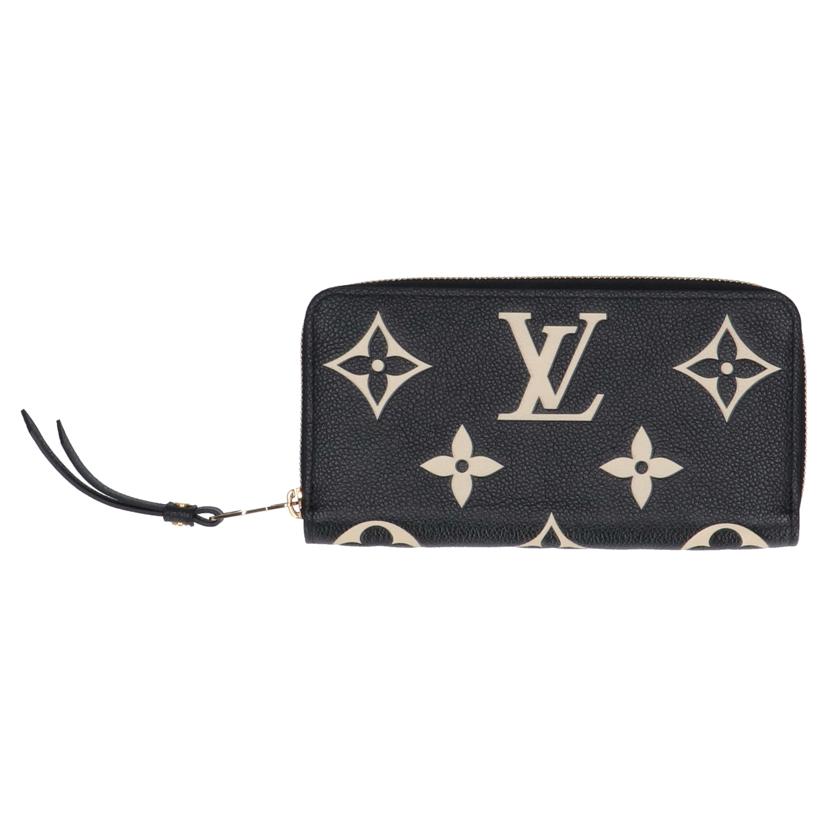 ＬＯＵＩＳ　ＶＵＩＴＴＯＮ ルイヴィトン/ジッピーウォレット／アンプラント／ノワ－ル／ベ－ジュ/M80481//RFI****/Aランク/62