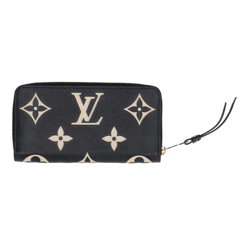 ＬＯＵＩＳ　ＶＵＩＴＴＯＮ ルイヴィトン/ジッピーウォレット／アンプラント／ノワ－ル／ベ－ジュ/M80481//RFI****/Aランク/62