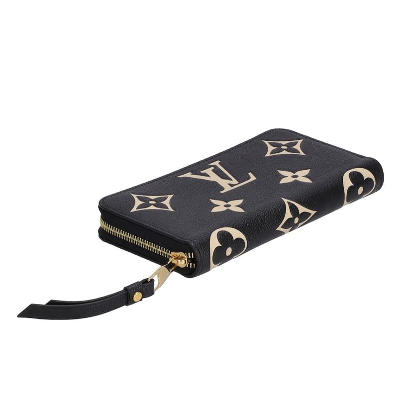 ＬＯＵＩＳ　ＶＵＩＴＴＯＮ ルイヴィトン/ジッピーウォレット／アンプラント／ノワ－ル／ベ－ジュ/M80481//RFI****/Aランク/62