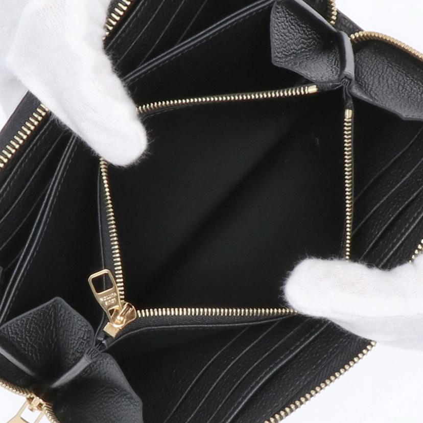 ＬＯＵＩＳ　ＶＵＩＴＴＯＮ ルイヴィトン/ジッピーウォレット／アンプラント／ノワ－ル／ベ－ジュ/M80481//RFI****/Aランク/62