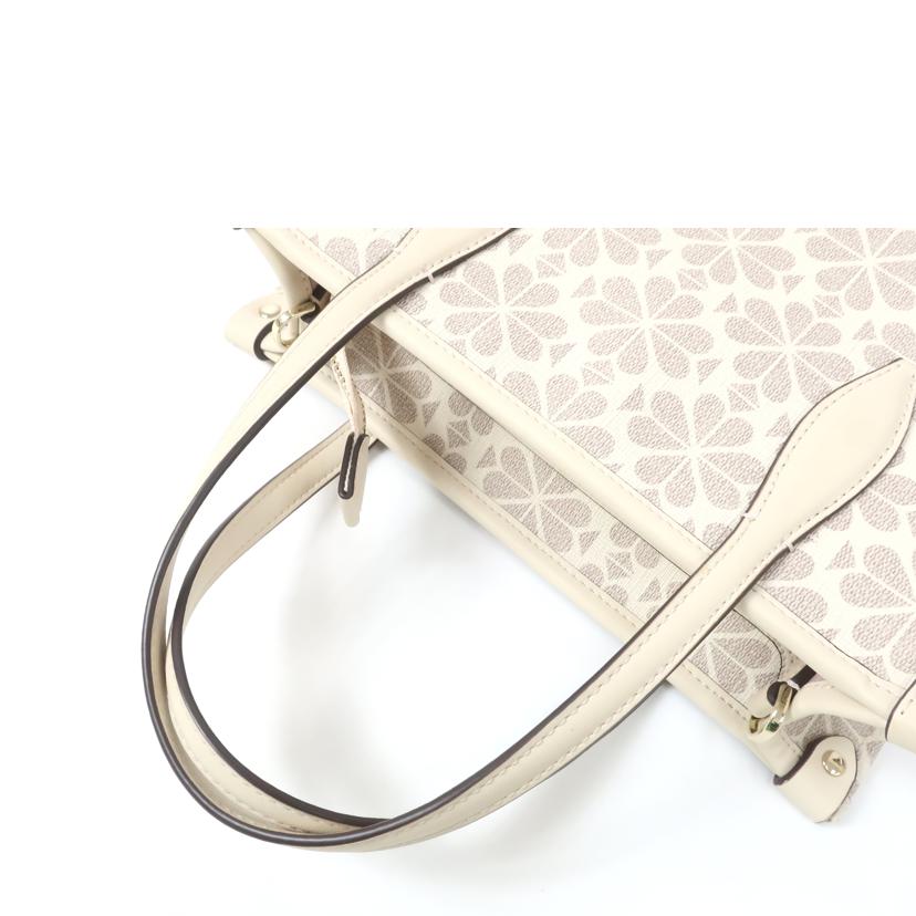 Kate Spade ケイトスペード/フラワーコーテッド2WAYバッグ 花柄/オフ  
