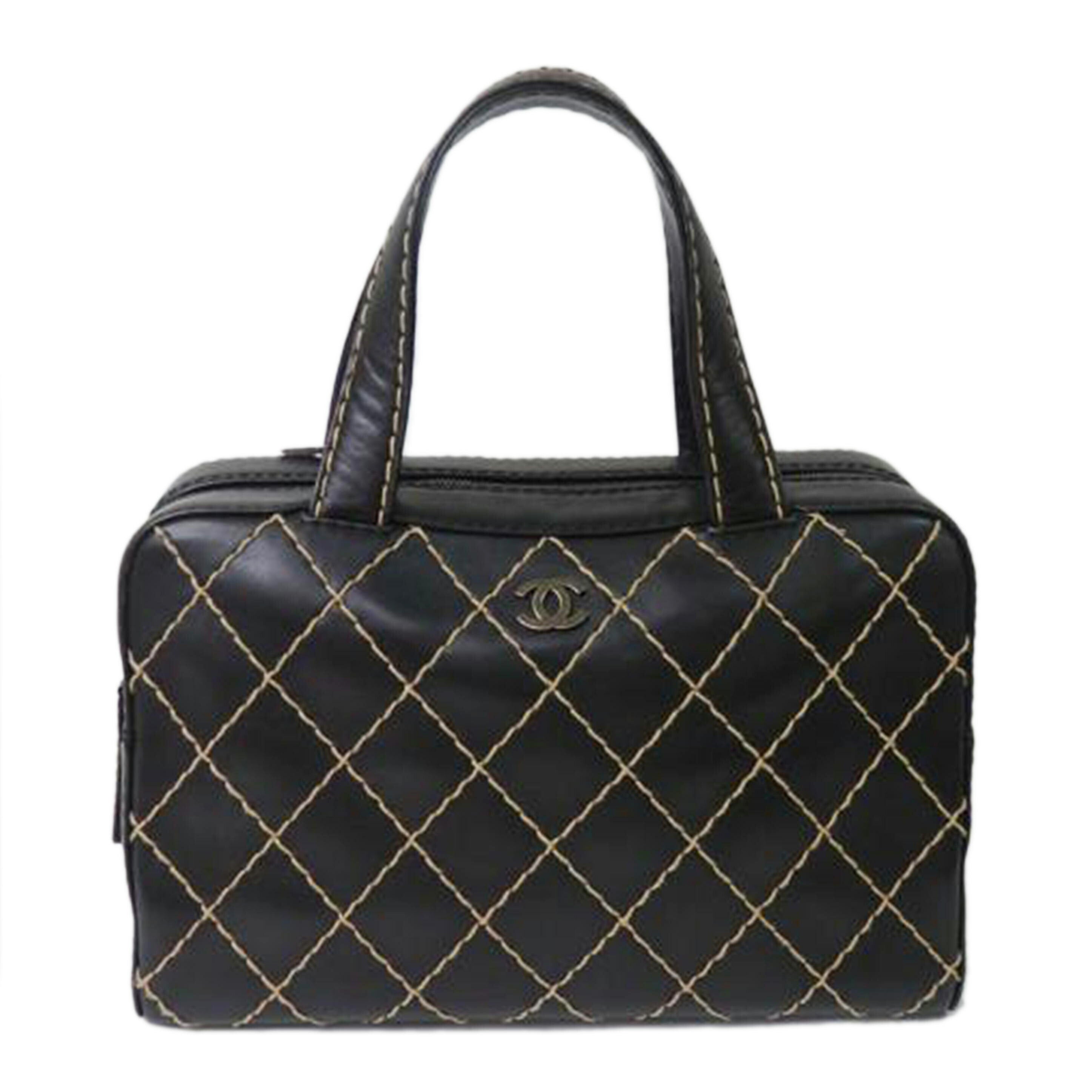 ＣＨＡＮＥＬ シャネル/ココマーク／ワイルドステッチバッグ／黒//6558490/ABランク/84