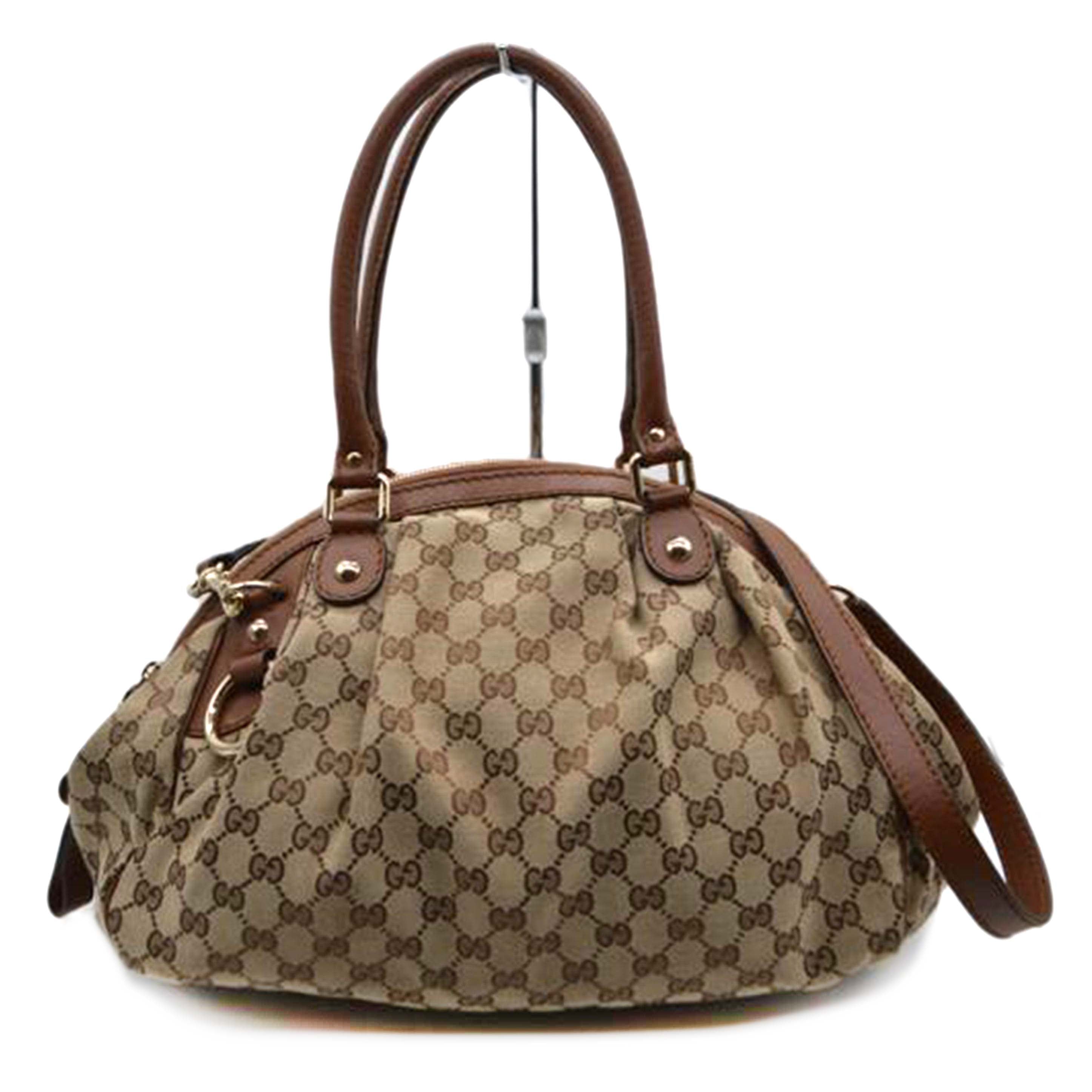 ＧＵＣＣＩ グッチ/ＧＧキャンバススーキー２ｗａｙレザーハンド/223974//002122/ABランク/89