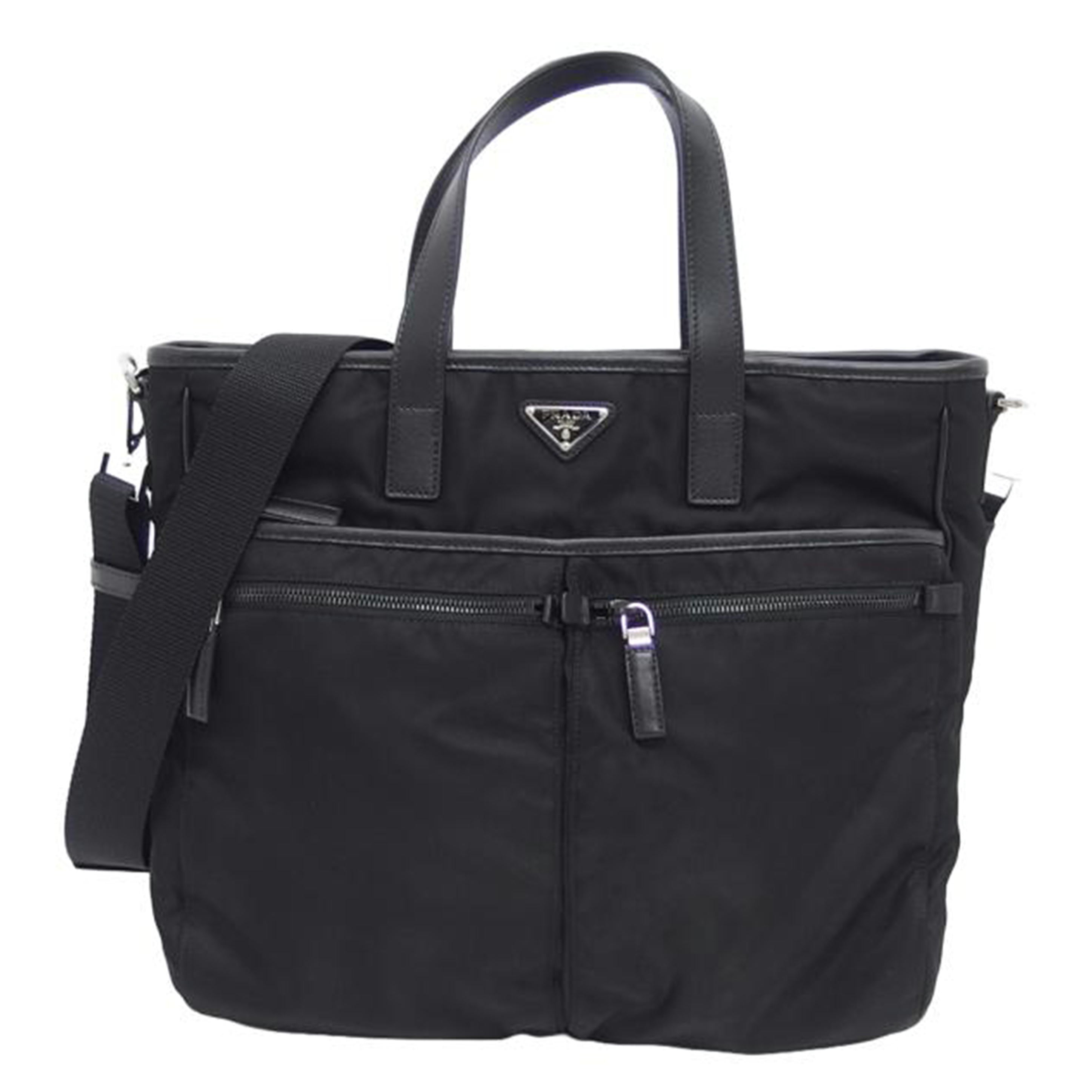 ＰＲＡＤＡ プラダ ナイロンショルダーバッグ 肩掛けバッグ/テスートサフィアーノ／２ＷＡＹトートバッグ／ブラック/2VG860//8B/Aランク/04