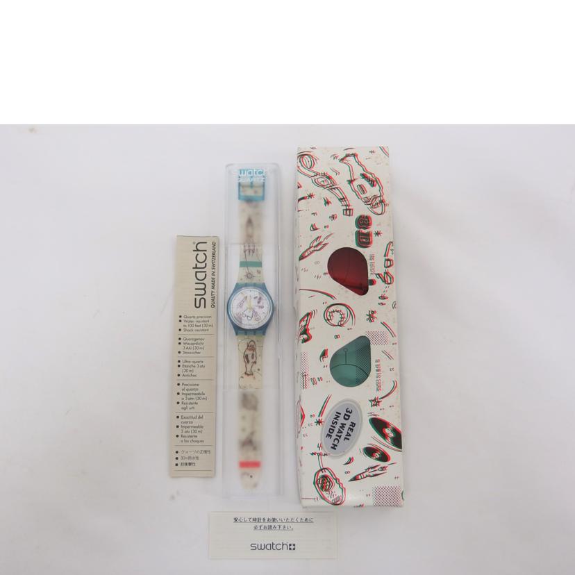 ｓｗａｔｃｈ スウォッチ/１９９６／３Ｄ　ＥＸＰＥＲＩＥＮＣＥヴィンテージウォッチ／クォーツ/GL108//Aランク/04
