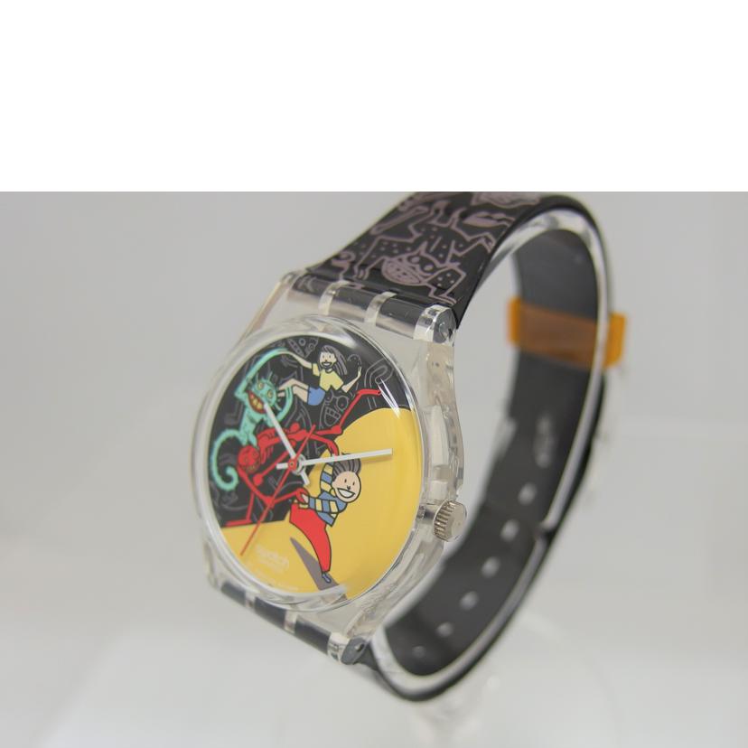 ｓｗａｔｃｈ スウォッチ/１９９６Ｊｕｎｇｌｅ　Ｔａｎｇｌｅ　Ｕｎｉｓｅｘクォーツ/GK235//Aランク/04