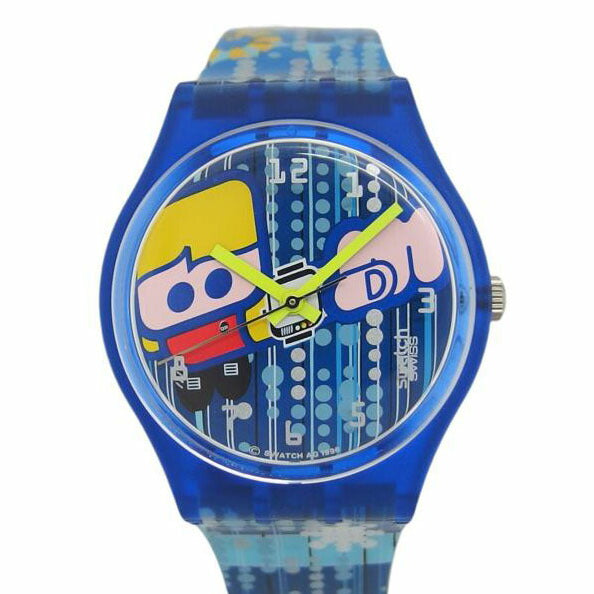 ｓｗａｔｃｈ スウォッチ/１９９７Ｌｏｎｄｏｎ　ｃｌｕｂヴィンテージウォッチ／クォーツ/GS106//Aランク/04
