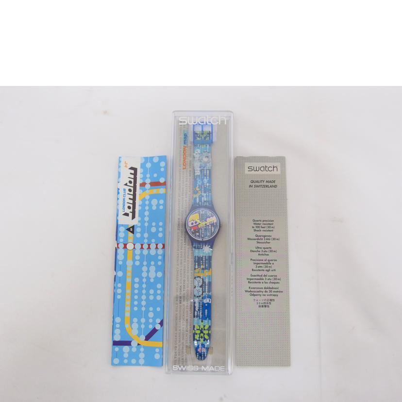 ｓｗａｔｃｈ スウォッチ/１９９７Ｌｏｎｄｏｎ　ｃｌｕｂヴィンテージウォッチ／クォーツ/GS106//Aランク/04