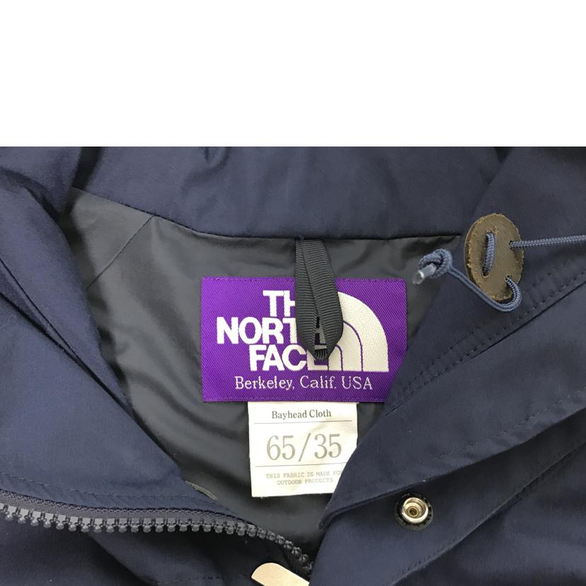 ＴＨＥ　ＮＯＲＴＨ　ＦＡＣＥ　ＰＵＲＰＬＥＬＡＢＥＬ ザノースフェイス　パープルレーベル/６５／３５　Ｍｏｕｎｔａｉｎ　Ｐａｒｋａ/NP2554N//Bランク/51